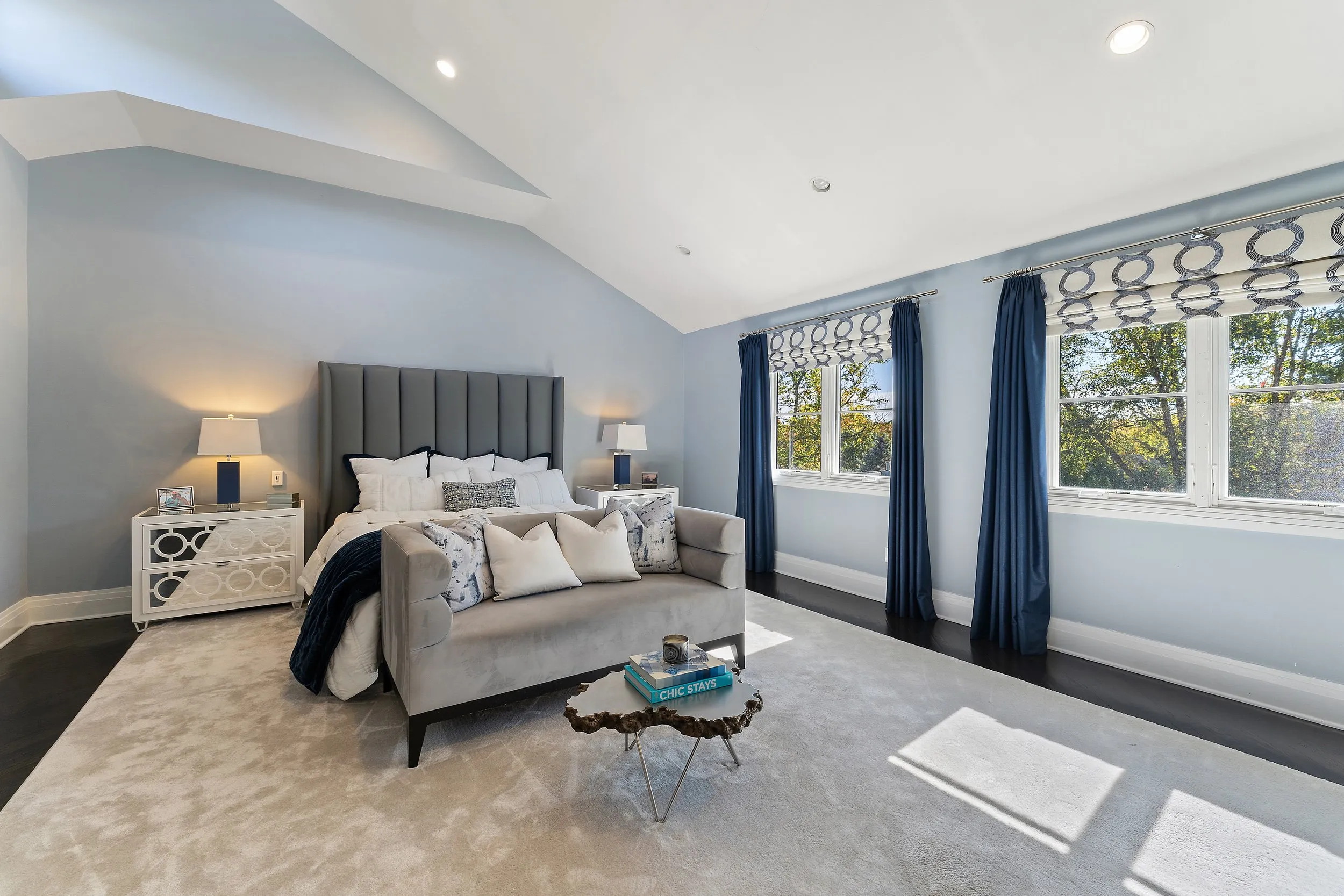 Modern staged interior