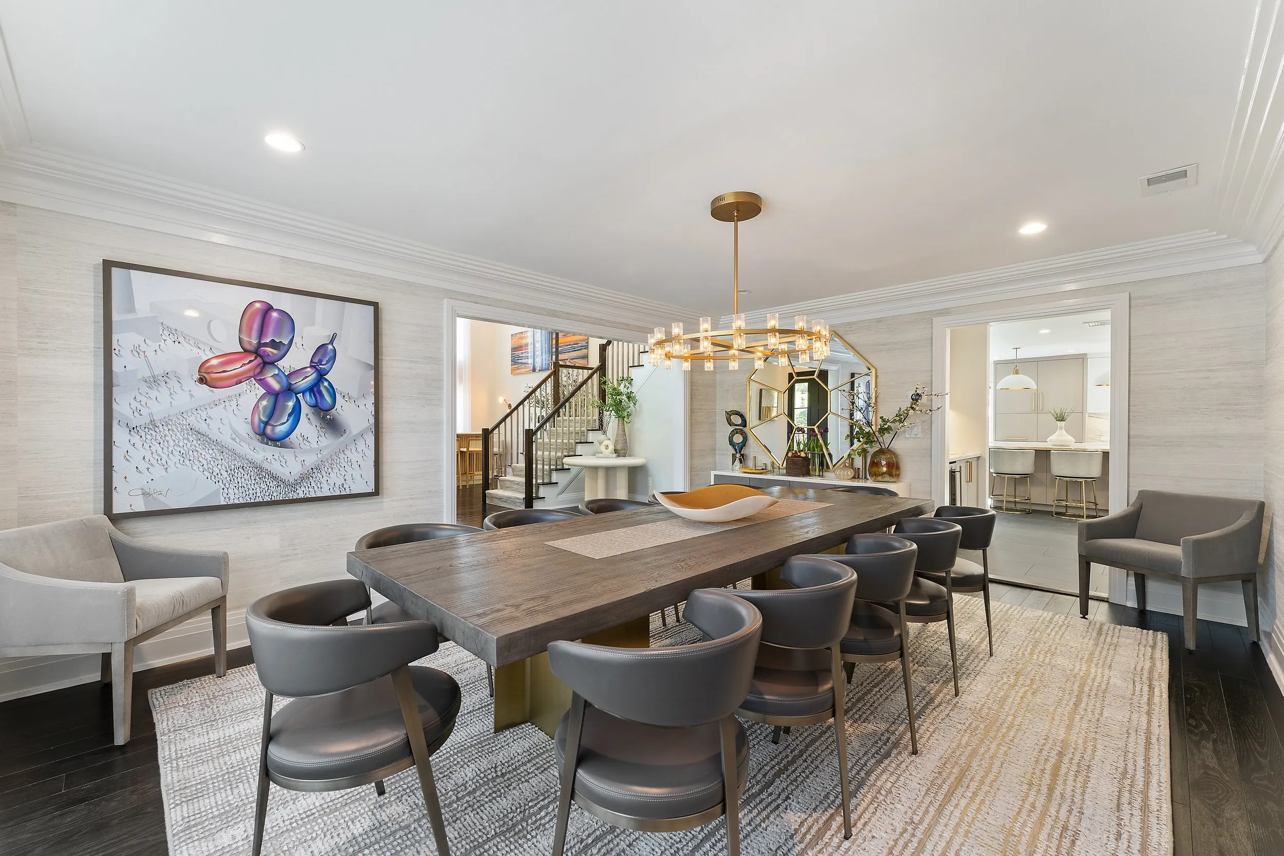 Beautifully staged living room
